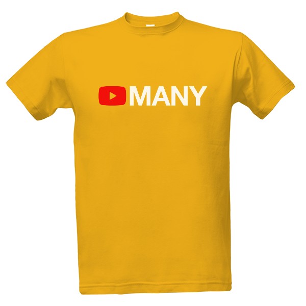 Youtube Many tričko